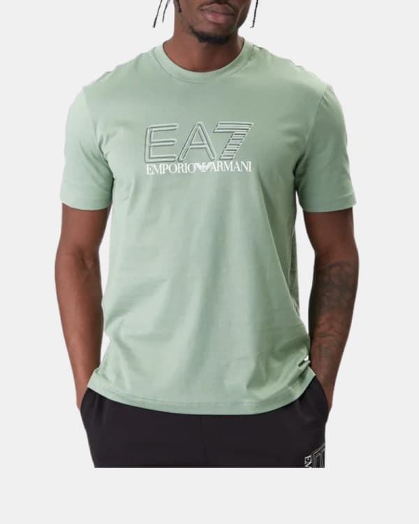Camiseta EA7 Emporio Armani 7M001308 AF10373 U7243 green bay - Imagen 1
