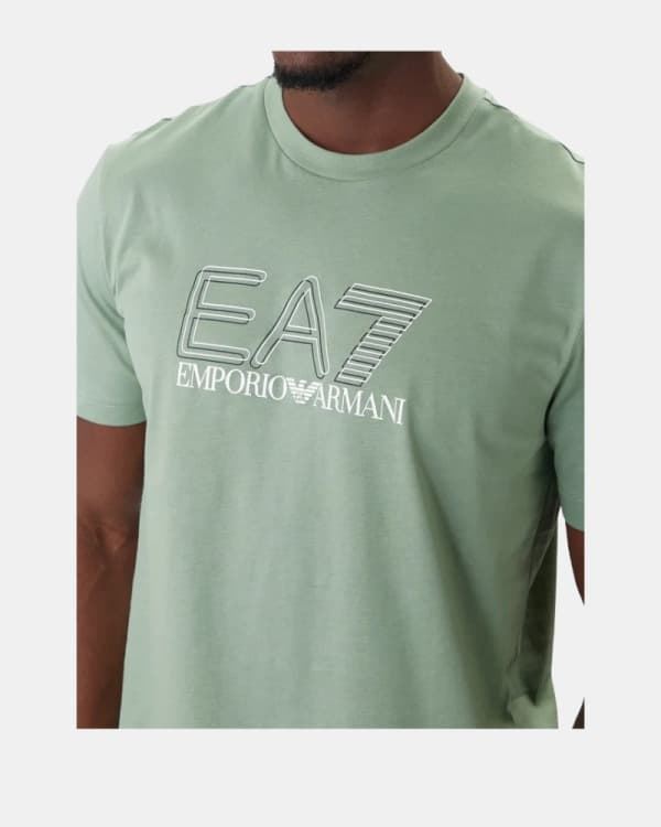 Camiseta EA7 Emporio Armani 7M001308 AF10373 U7243 green bay - Imagen 2