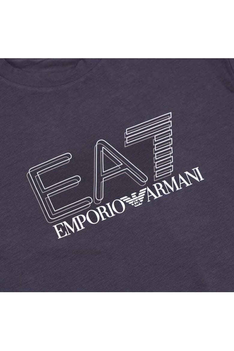 Camiseta EA7 Emporio Armani 7M001308 AF10373 U8111 gray pinstripe - Imagen 3