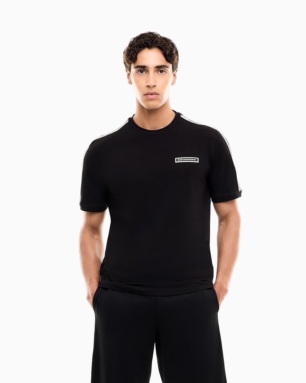 Camiseta EA7 Emporio Armani 7M002189 AF10373 UC001 Black - Imagen 4