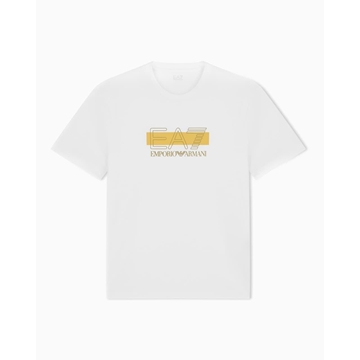 Camiseta EA7 Emporio Armani 7M002416 AF10373 U0002 BRILLANT WHITE - Imagen 1