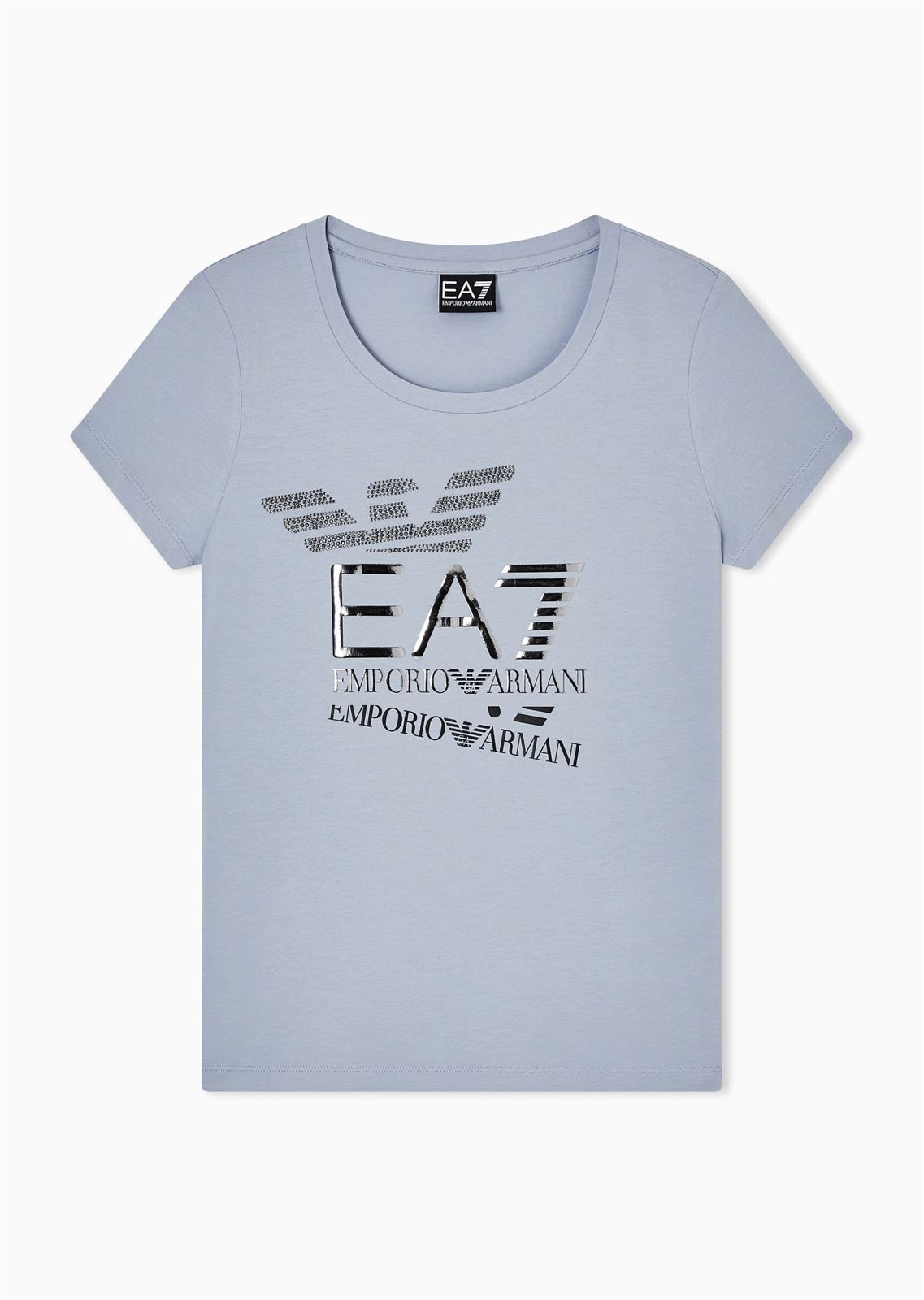 Camiseta EA7 Emporio Armani 7W000977 AF1037 U9309 Zen Blue - Imagen 1