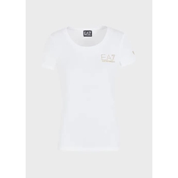 Camiseta EA7 Emporio Armani 8NTT65 TJDQZ 1100 blanco - Imagen 1