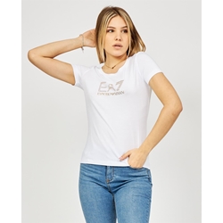 Camiseta EA7 Emporio Armani 8NTT67 TJDQZ 1100 white - Imagen 2