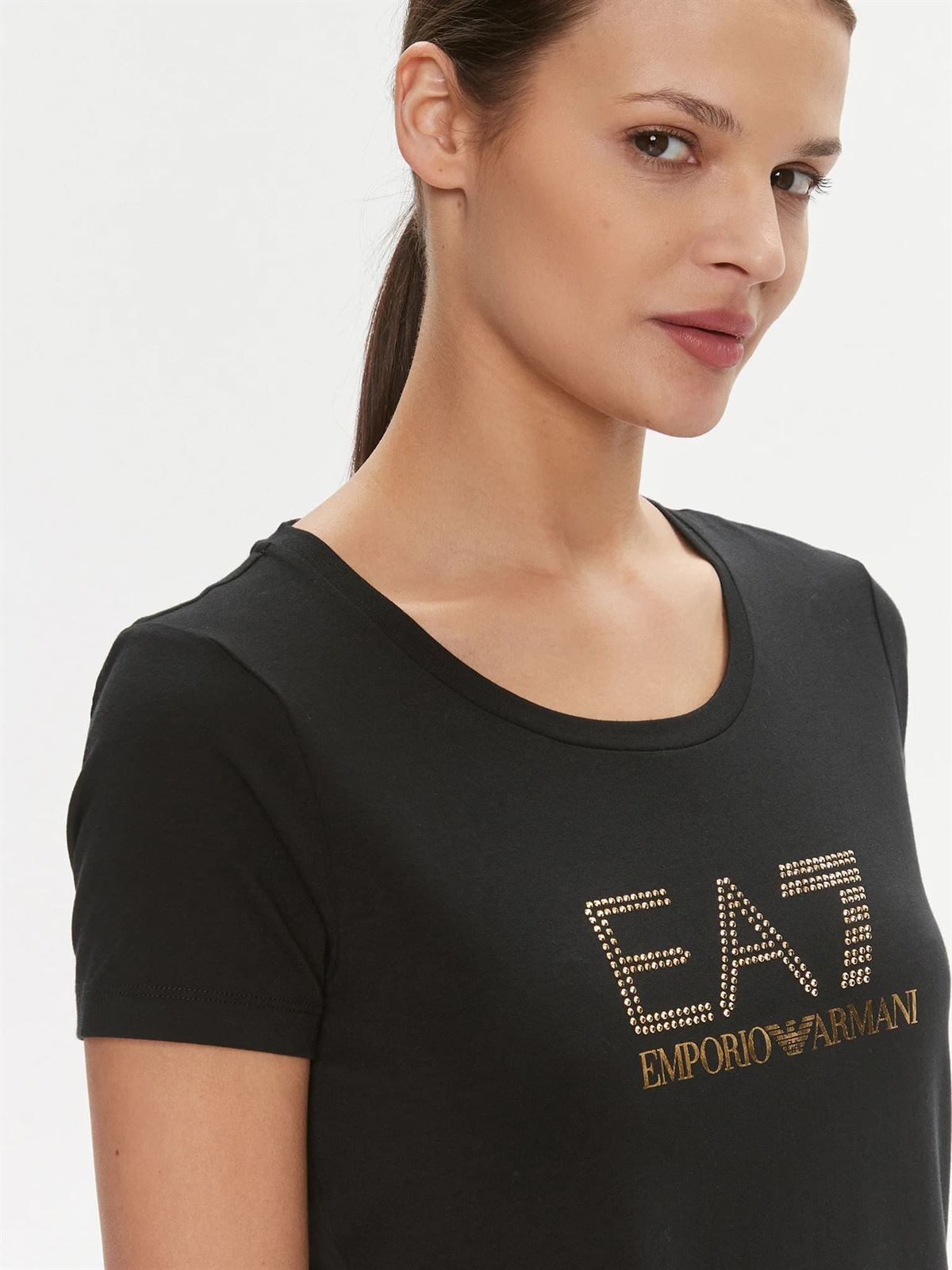 Camiseta EA7 Emporio Armani 8NTT67 TJDQZ 1200 black - Imagen 3