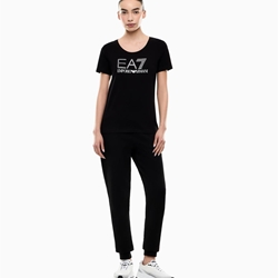 Camiseta EA7 Emporio Armani Woman Roasted Cashew 7W000536 AF10373 U6167 - Imagen 1
