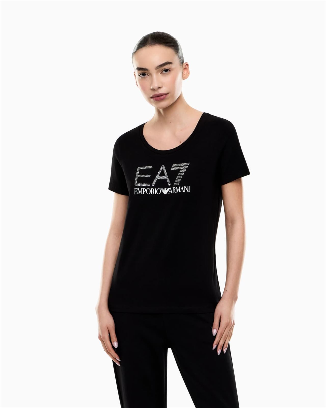 Camiseta EA7 Emporio Armani Woman Roasted Cashew 7W000536 AF10373 U6167 - Imagen 2