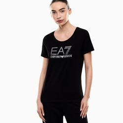 Camiseta EA7 Emporio Armani Woman Roasted Cashew 7W000536 AF10373 U6167 - Imagen 2