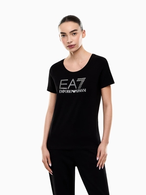Camiseta EA7 Emporio Armani Woman Roasted Cashew 7W000536 AF10373 U6167 - Imagen 2