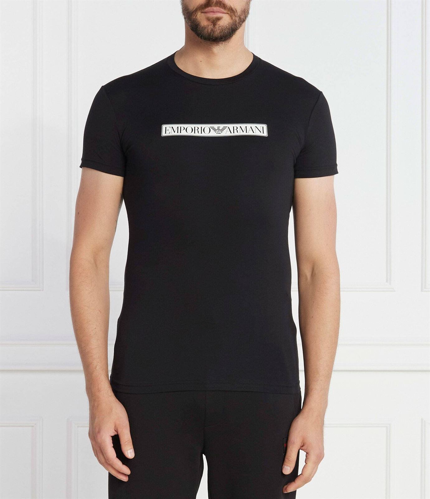 Camiseta Emporio Armani 111035 3F517 00020 negro - Imagen 1