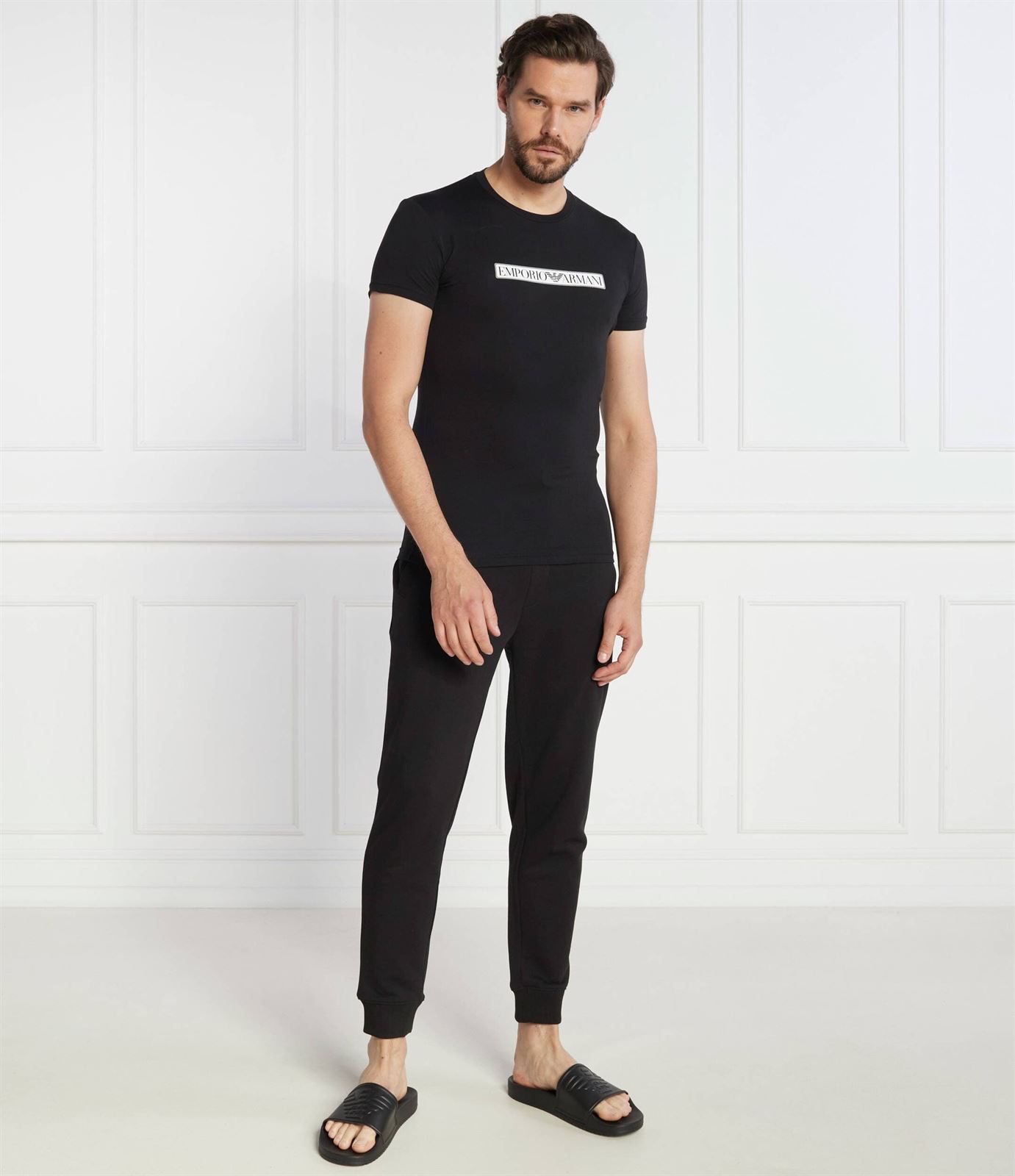 Camiseta Emporio Armani 111035 3F517 00020 negro - Imagen 2