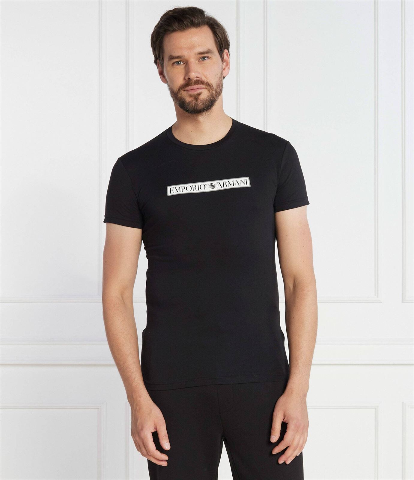 Camiseta Emporio Armani 111035 3F517 00020 negro - Imagen 3