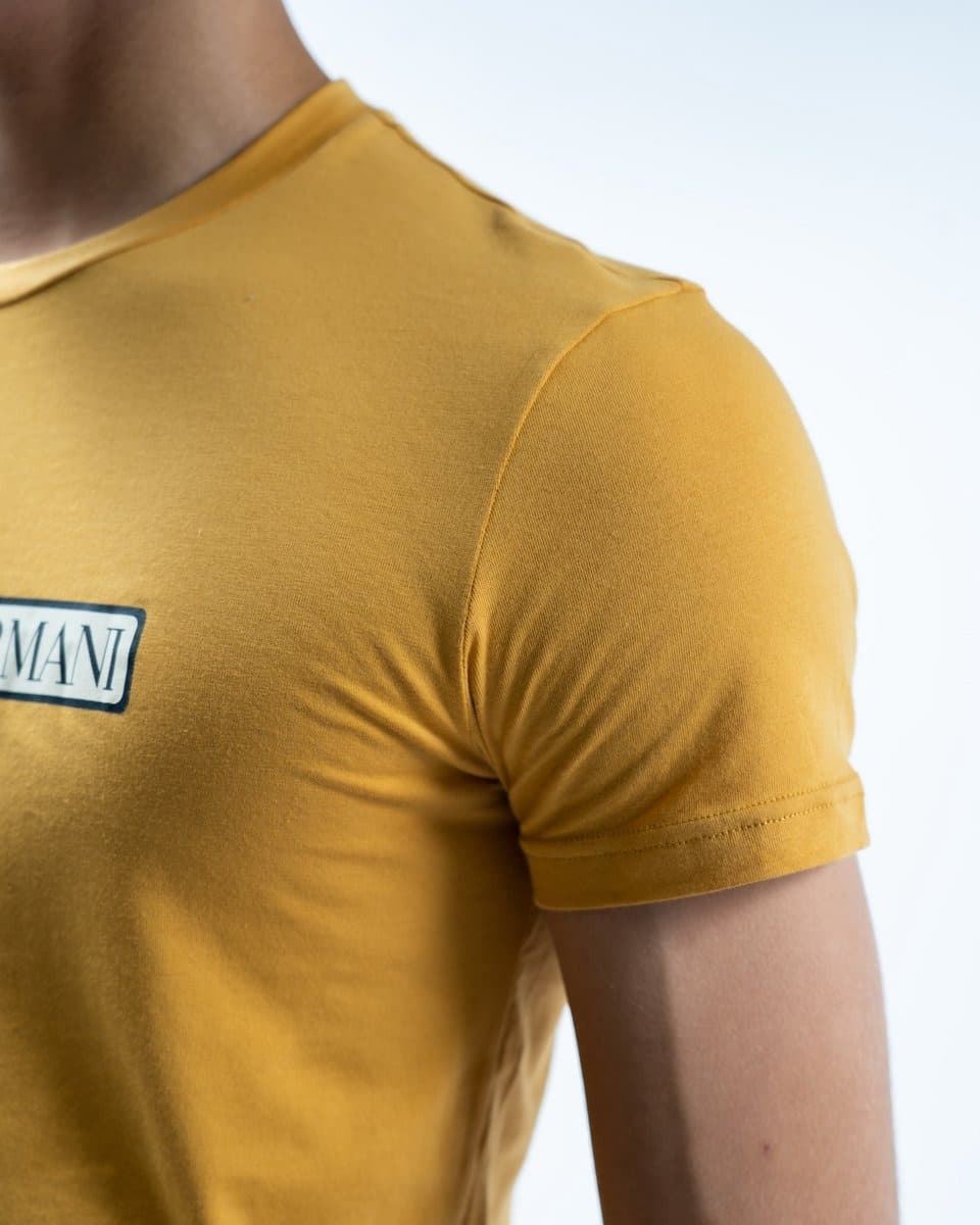 Camiseta Emporio Armani 111035 3F517 00461 SENAPE - Imagen 2