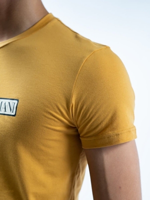 Camiseta Emporio Armani 111035 3F517 00461 SENAPE - Imagen 2