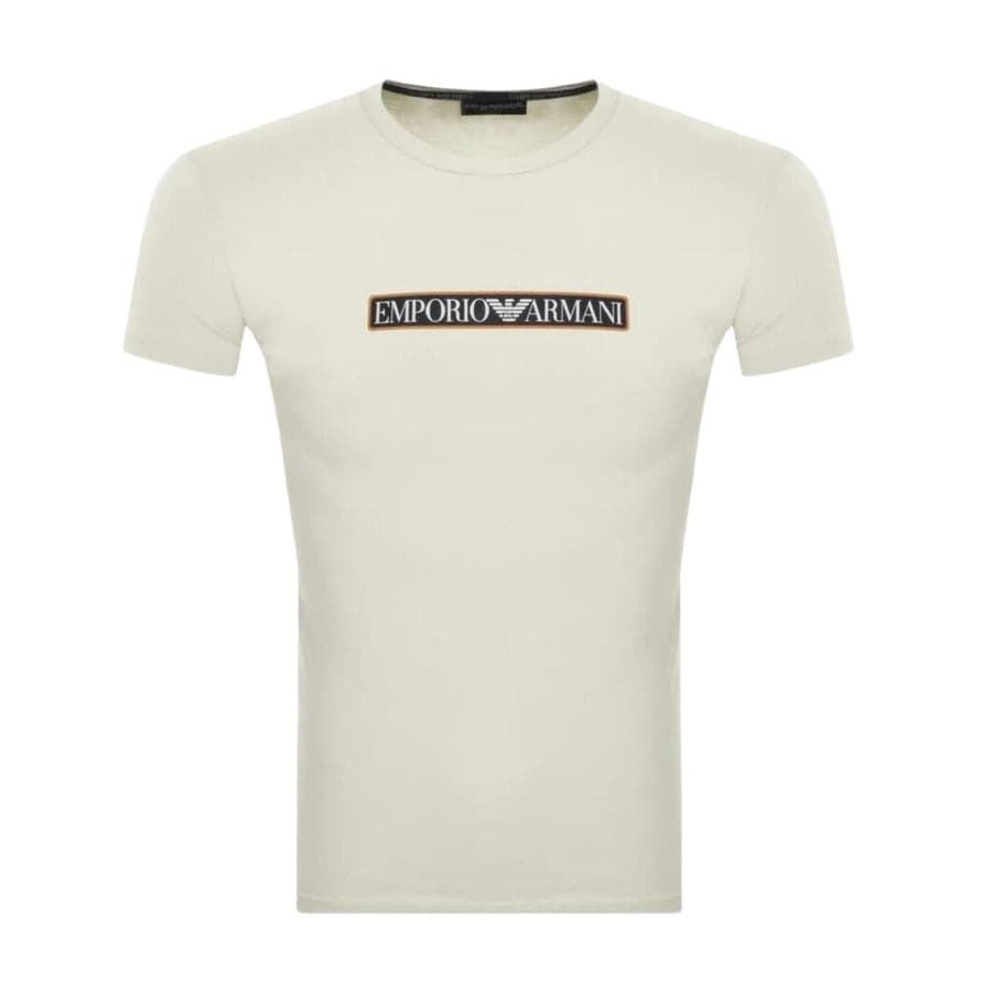 Camiseta Emporio Armani 111035 3F517 12311 crema - Imagen 1