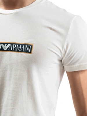 Camiseta Emporio Armani 111035 3F517 12311 crema - Imagen 2