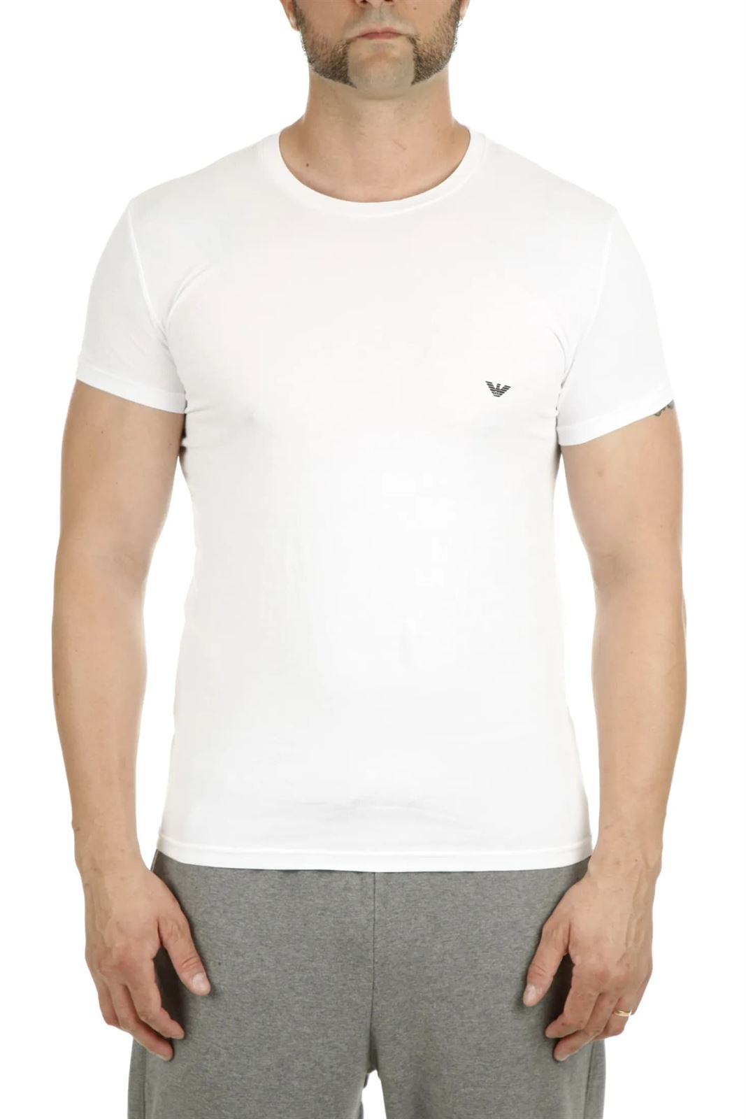 Camiseta Emporio Armani 111035 CC729 00010 blanco - Imagen 1