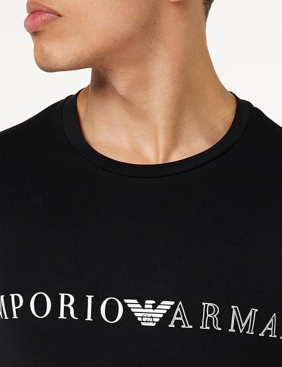 Camiseta Emporio Armani 111971 3F525 00020 negro - Imagen 2