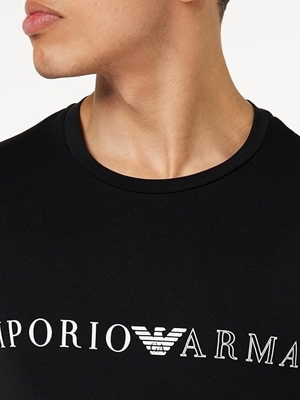 Camiseta Emporio Armani 111971 3F525 00020 negro - Imagen 2