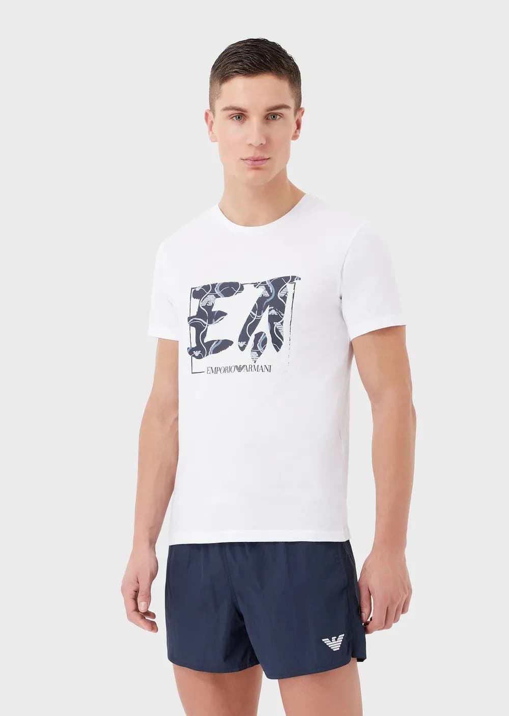 Camiseta Emporio Armani 211818 3R468 98210 blanco - Imagen 1