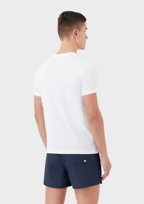 Camiseta Emporio Armani 211818 3R468 98210 blanco - Imagen 3