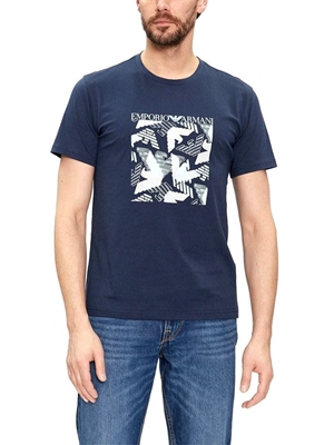 Camiseta Emporio Armani 211818 4R438 68036 navy/st aquile - Imagen 1