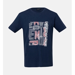 Camiseta Emporio Armani 211818 4R468 68336 navu/rosso - Imagen 1
