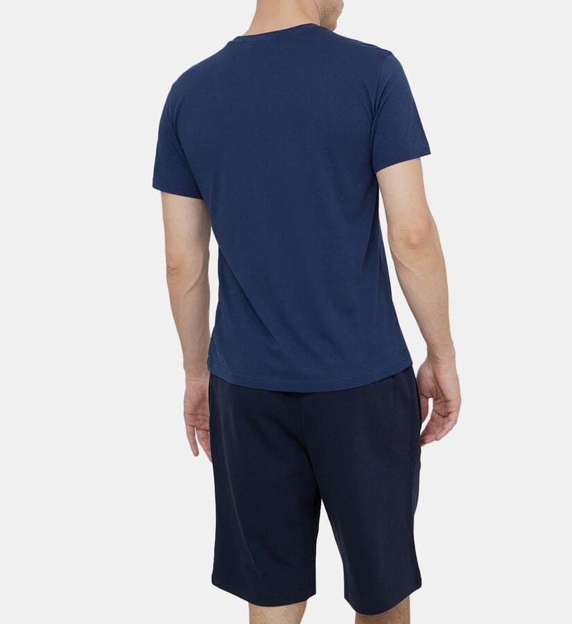 Camiseta Emporio Armani 211818 4R468 68336 navu/rosso - Imagen 6