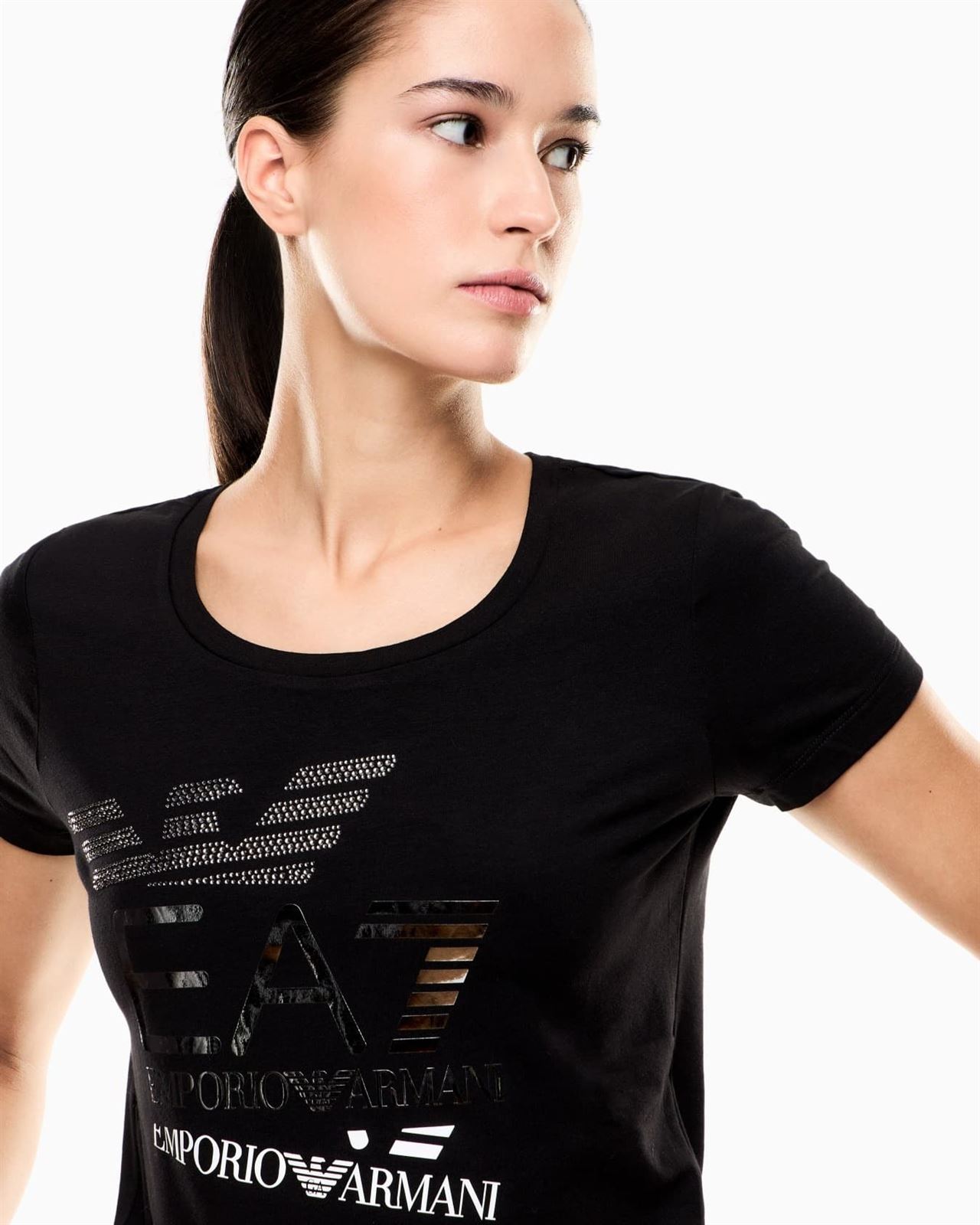 Camiseta Emporio Armani Black 7W000720 AF10373 UC001 - Imagen 5