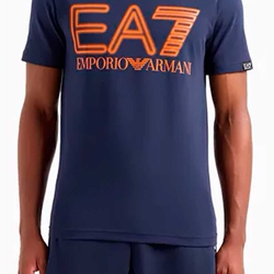 Camiseta Emporio Armani EA7 3DPT37 PJMUZ 1554 navy blue - Imagen 2