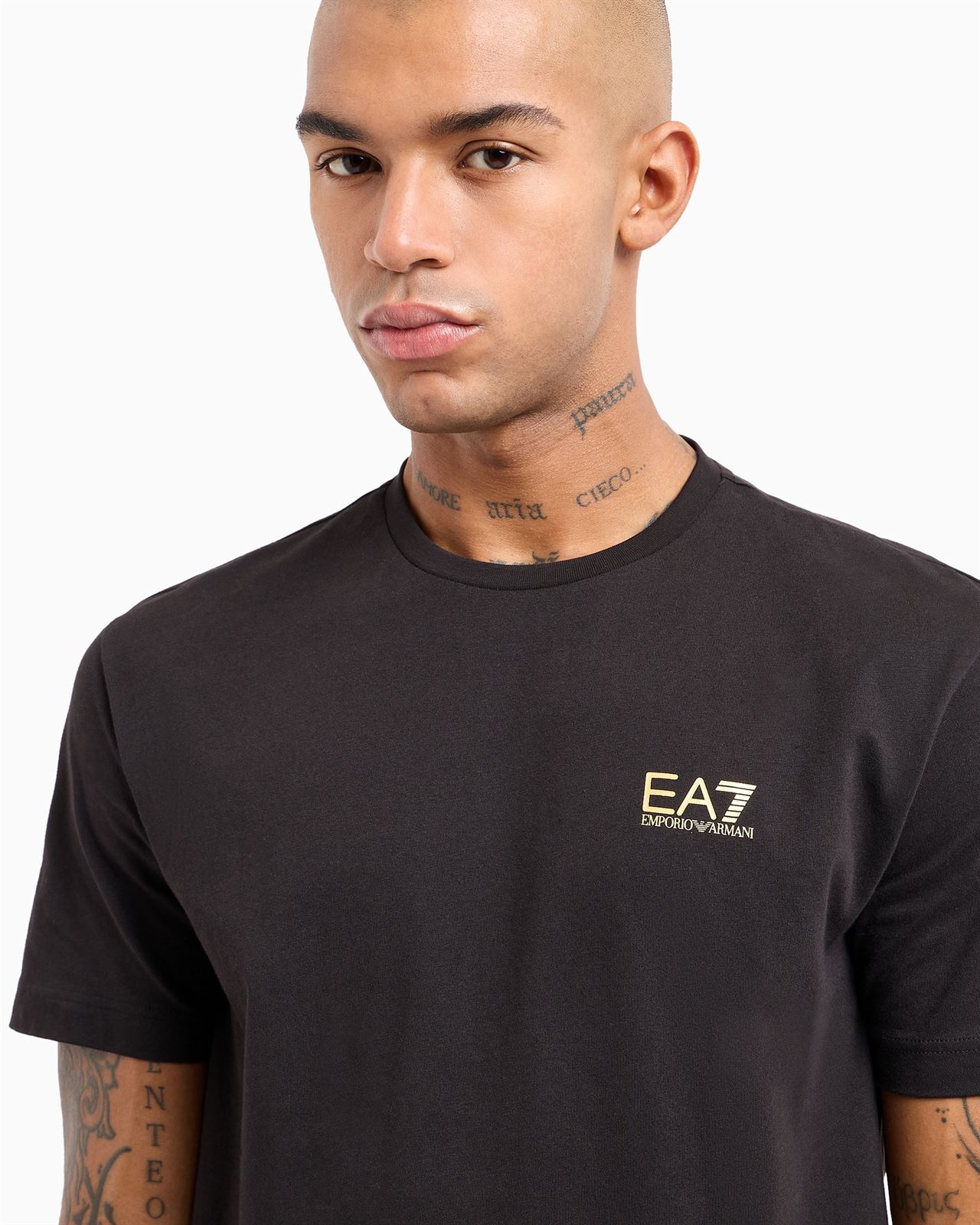Camiseta Emporio Armani EA7 8NPT18 PJ02Z 0208 black - Imagen 4