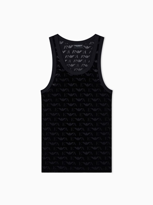 Camiseta Emporio Armani EM002156 AF15004 FC038 black velvet - Imagen 1