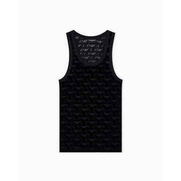 Camiseta Emporio Armani EM002156 AF15004 FC038 black velvet - Imagen 1