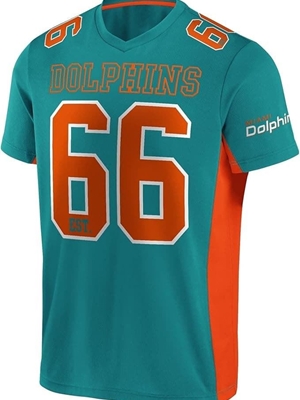 Camiseta Fanatics Dolphins 007U-996V-9P-02S aqua/orange - Imagen 1