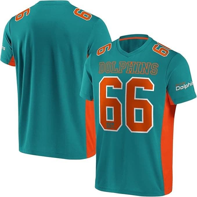 Camiseta Fanatics Dolphins 007U-996V-9P-02S aqua/orange - Imagen 3