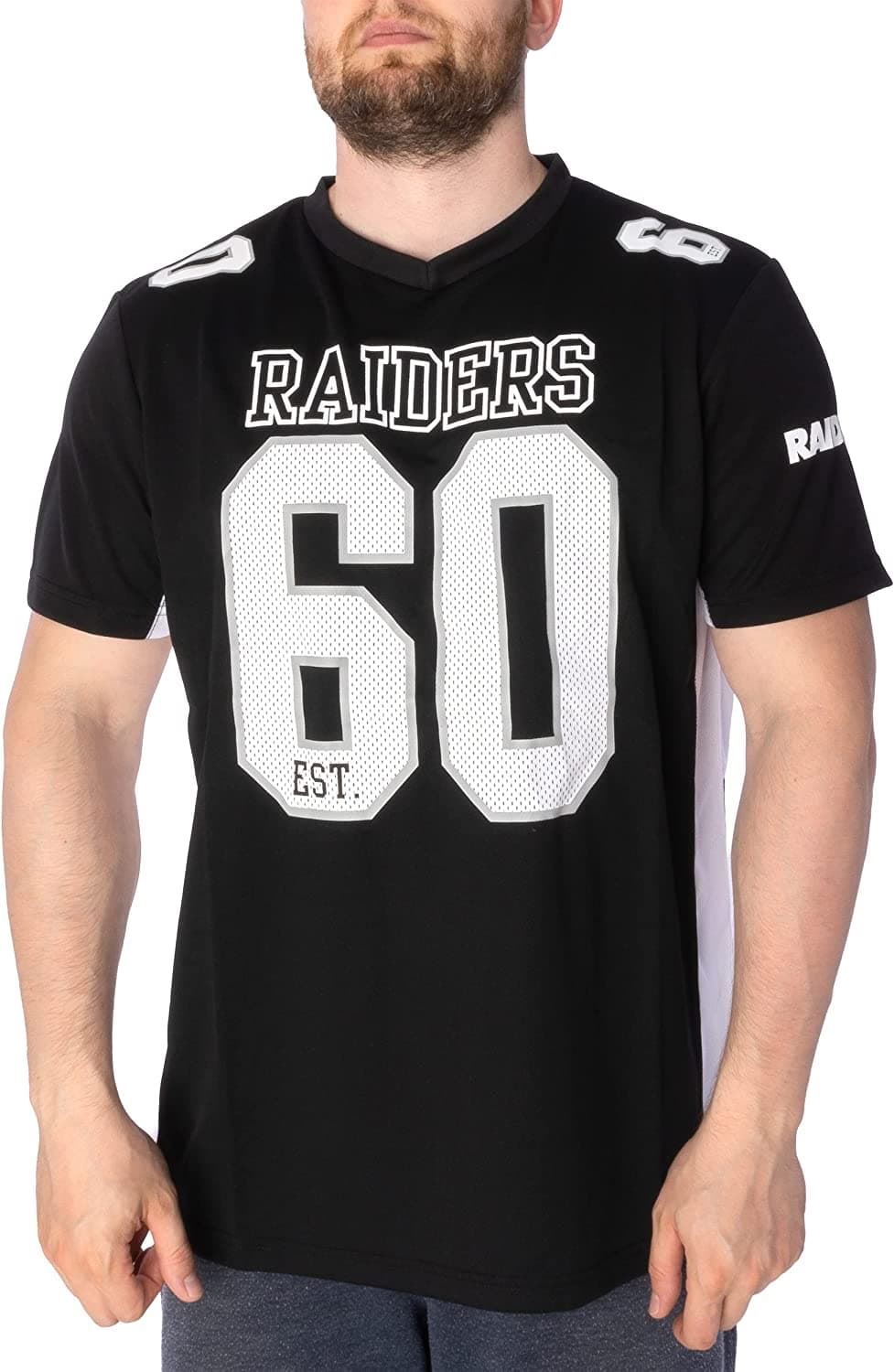 Camiseta Fanatics Raiders 007U-1084-8D-02S black white - Imagen 1