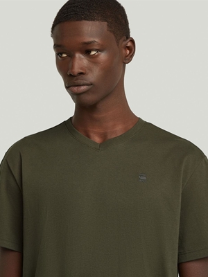 Camiseta G-STAR Base-S v t s/s D16412 336 995 asfalt - Imagen 2