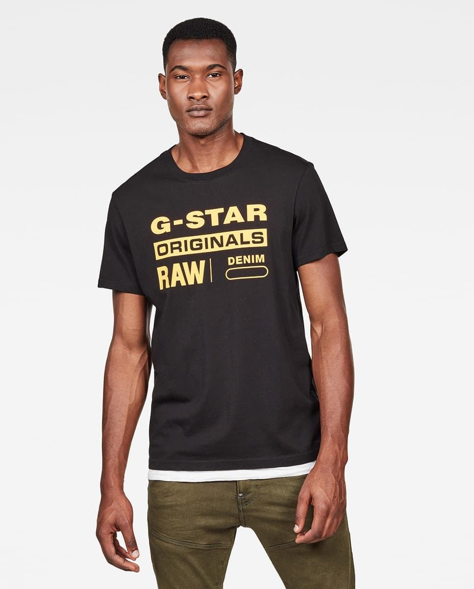 Camiseta G-STAR D14143 336 6484 Black - Imagen 1