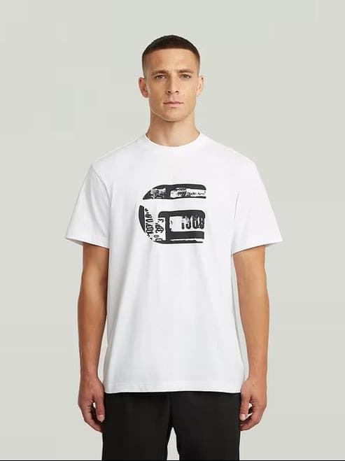 Camiseta G-STAR D28823 E385 110 white - Imagen 1
