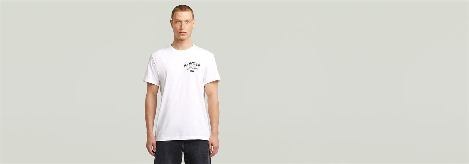Camiseta G-STAR RAW D26862 336 110 white - Imagen 1