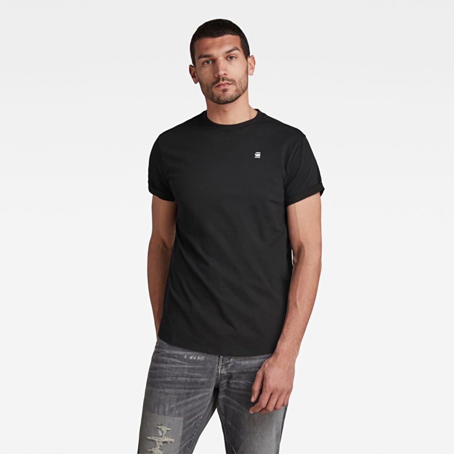 Camiseta G-Star Raw DK Black Lash R T S/S - Imagen 1