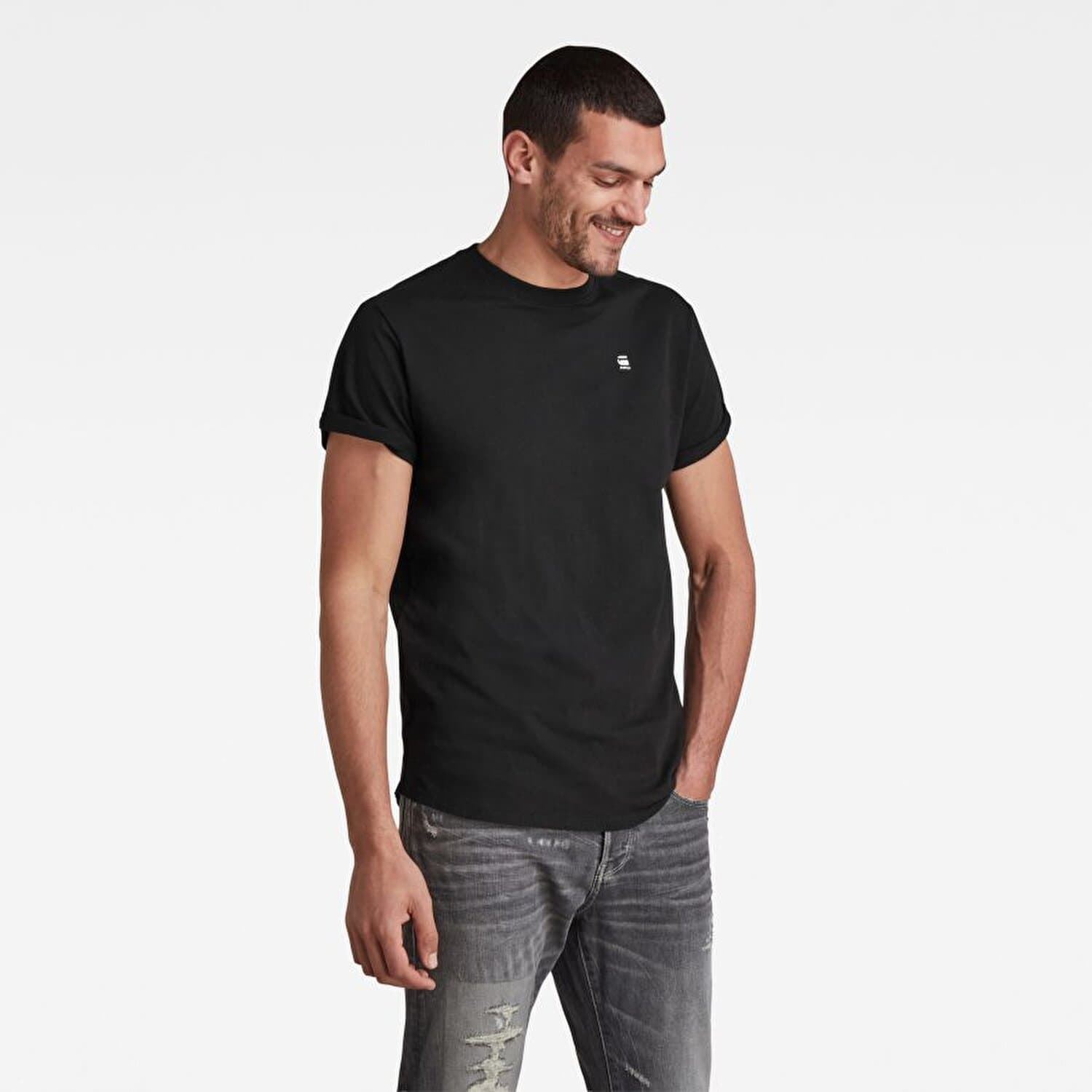 Camiseta G-Star Raw DK Black Lash R T S/S - Imagen 6