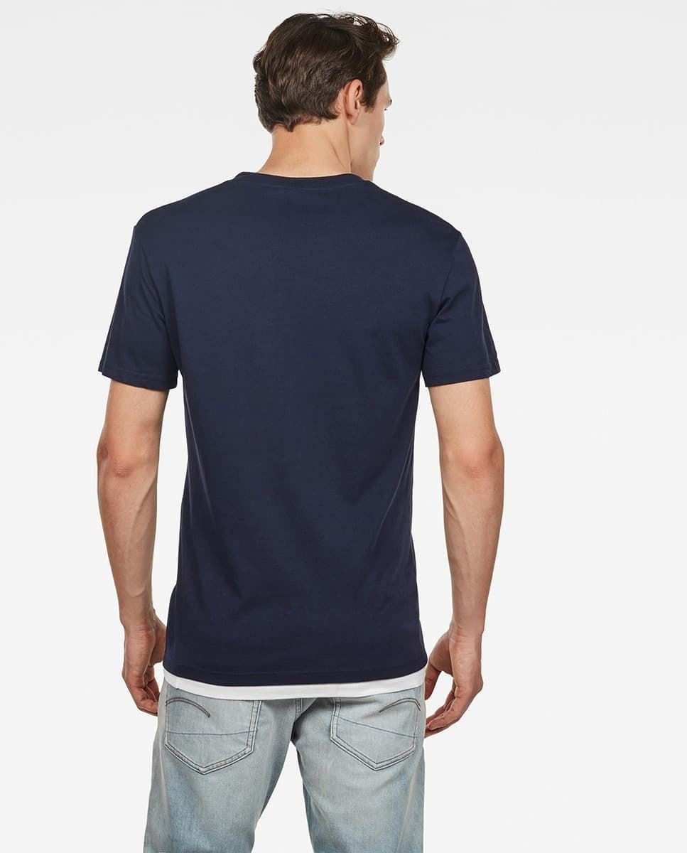 Camiseta G-Star Raw Original Blue Graphic Sartho Blue - Imagen 2