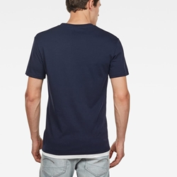 Camiseta G-Star Raw Original Blue Graphic Sartho Blue - Imagen 2