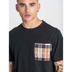 Camiseta Gianni Kavanagh Black British Pocket Tee GKM007438 - Imagen 2