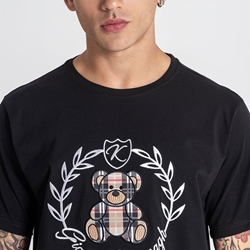 Camiseta Gianni Kavanagh Black Noble Bear GKM007579 - Imagen 2