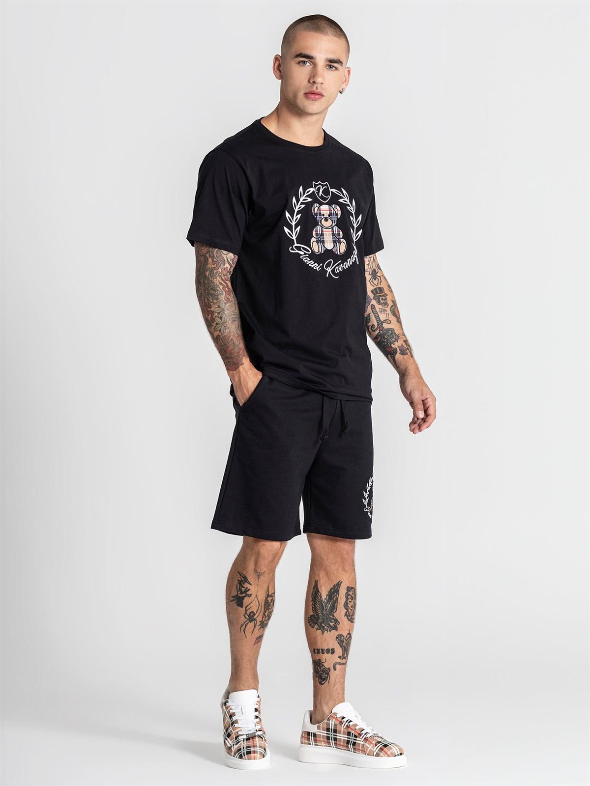 Camiseta Gianni Kavanagh Black Noble Bear GKM007579 - Imagen 3