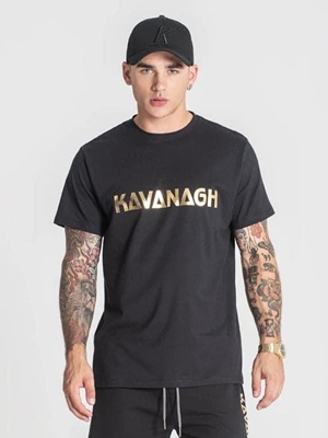 Camiseta Gianni Kavanagh GKM006635 Black Futura Tee - Imagen 1