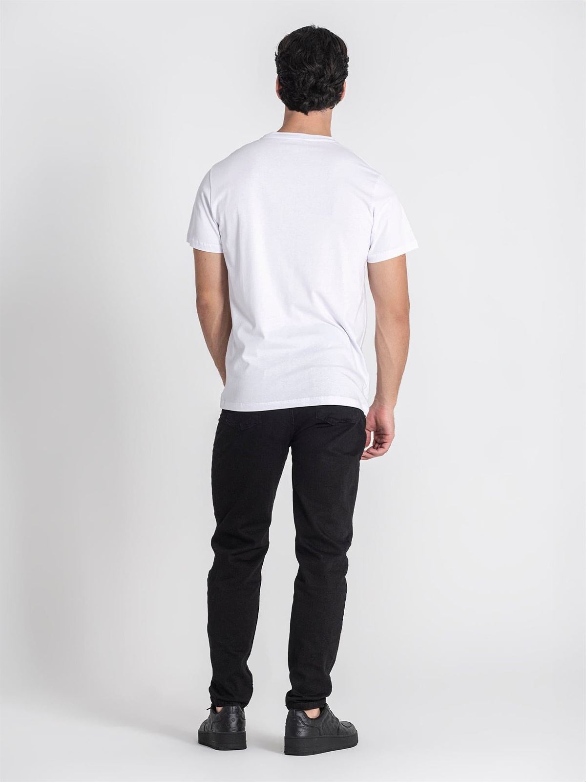 Camiseta Gianni Kavanagh GKM006937 White Danger Bear tee - Imagen 4
