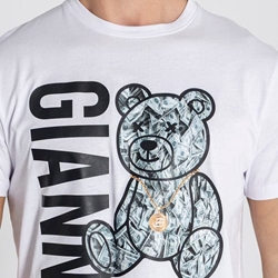 Camiseta Gianni Kavanagh GKM006939 White Cash Bear Tee - Imagen 2